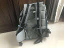 酷秀DC轮滑包成人溜冰鞋包轮滑鞋双肩背包独轮车包袋子旱冰鞋冰刀包 大包海军迷彩蓝（适合42-46码鞋) 均码 实拍图
