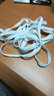 源途2双鞋带男女士扁形休闲运动多色多彩鞋绳 白色 4条 1.5（适合7-8对孔） 实拍图