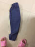 纯一良品（CUNYI）童装儿童休闲裤薄款男童裤子春秋装中大童棉麻长裤男孩亚麻童裤 蓝色 120 cm 实拍图