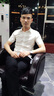 十米布（SHIMIBUman） 商务长袖衬衫男韩版修身免烫衬衫职业正装职场休闲衬衣男士 白色方领 37 实拍图