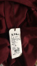 雪竹女士纯色圆领花边基础打底套装秋衣秋裤薄款棉毛衫保暖内衣15968 中国红 L165 晒单实拍图