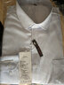男士保暖衬衫加绒加厚商务正装纯色结婚衬衣职业装工装加大码大号大码工作服 8807 41 实拍图