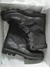 强人3515原厂作战靴男靴头层牛皮透气耐磨军迷户外系带款马丁靴工装靴 黑色 38 实拍图