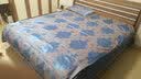 小确幸家纺 四件套 纯棉贡缎提花床品套件 全棉绣花婚庆床上用品 浪漫蜜语-粉金 1.8m床四件套【被套200*230cm】 实拍图
