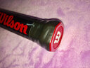 威尔胜（Wilson）郑钦文同款PRO STAFF V14小金拍费德勒全碳素专业网球拍V13小黑拍 【NOIR PS黑拍】97拍面 315g 2# 实拍图