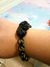朱梦缘配证书黑曜石貔貅手链女男士款天然水晶手串送男生马年本命年礼物 A款六字真言貔貅-12mm男女适用款 实拍图