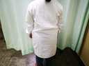 熠帛冬季防静电白大褂实验室男女药厂药店诊所牙科学生化学防酸碱 长袖松紧袖厚款 3XL (185) （体重180斤以下） 实拍图
