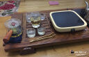 三界(SANJIE) 原创茶炉家用电陶炉茶炉电茶炉茶壶套装耐热玻璃煮茶器茶壶烧水壶 简 (橡木色)炉+唐侧把壶 实拍图