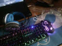 磁动力（ZIDLI）ZK11热插拔真机械键盘台式电脑全键无冲RGB发光金属加重面板104按键有线游戏电竞键盘外设网吧网咖 ZK23PRO·全黑·光轴 晒单实拍图