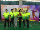2022新款羽毛球服套装男女夏短袖短裤上衣速干羽毛球裤比赛队服网球运动衣服团购印字定制 A3860男绿色套装 M 实拍图