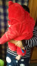 奇乐兔冬款加厚婴儿连体衣哈衣宝宝爬服新生儿衣服0-3岁卡通夹棉外出服 6438红色 73码(身高66-73CM)6-9个月 实拍图