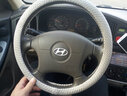 爱驾宝汽车方向盘套女四季通用型可爱冰丝速腾朗动朗逸福克斯科鲁兹把套 商务灰 实拍图