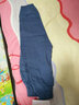 纯一良品（CUNYI）童装儿童休闲裤薄款男童裤子春秋装中大童棉麻长裤男孩亚麻童裤 蓝色 120 cm 实拍图