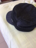 卡蒙（Kenmont）毛呢拼接鸭舌帽男士冬季帽子时尚棒球帽户外休闲平顶帽2417 黑灰色 可调节（59cm） 晒单实拍图