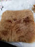 明仔 汽车坐垫冬季纯羊毛坐垫保暖毛皮一体厚羊毛座垫车用后排座椅垫 浅卡其-前座1片 本款适合99%车型-下单备注 实拍图