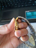 鹏志（PANGCHI） 进口机芯大数字男表双日历中老年人手表实心精钢带夜光防水女表 双日历间金金面(男款) 实拍图