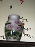 泥之恋 景德镇陶瓷器花瓶现代时尚简约客厅家居装饰工艺品摆设摆件小花插 主八骏图冬瓜瓶 带实木底座 实拍图