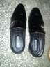 莎美茜新款商务正装皮鞋男士加绒套脚时尚潮流低帮男鞋子 686黑色四季款 38 实拍图