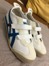 Onitsuka Tiger鬼塚虎休闲大中童鞋男女经典小白鞋MEXICO 66™ BAJA KIDS C4D5Y 白色/蓝色 33.5 实拍图