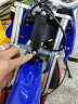 朗创 49cc迷你摩托车两冲程小越野车混合油使用电动充电迷你跑车 2冲程蓝色小轮子 实拍图
