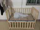 贝快乐婴儿床宝宝童床环保实木无油漆可侧翻与大人床合并、可变书桌 实拍图
