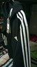 阿迪达斯 （adidas）羽绒服男装 25冬季新款运动服健身休闲连帽防风保暖时尚羽绒外套 黑色连帽/三条纹/绒子含量80%/主推 2XL 实拍图