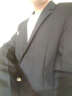 金盾（JINDUN）  西服男2024单西男韩版修身小西装男装外套男休闲上衣小西服套装 黑色单件-TZ09 M-（90-112斤） 实拍图