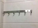 Segmoo304不锈钢排钩门后挂钩衣钩壁挂架衣服厨房浴室挂衣钩衣帽钩单钩 8钩 总长550mm 10640 实拍图