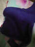 TUOSE 打底蝙蝠衫秋冬季新款韩版显瘦毛衣女装套头学生宽松斗篷针织衫 蓝色 均码 实拍图