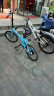 欧亚马 /OYAMA自行车20寸6速折叠车碟刹版铝合金男女代步单车酷炫-M300D 蓝色 实拍图