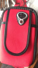 户外运动手臂包 户外跑步运动手机保护臂袋登山包臂套手机旅游臂带手包 中国红 大号(5英寸-6.3英寸) 实拍图