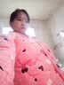 雯诗婷 睡衣女秋冬三层加厚夹棉睡衣套装加棉小翻领开衫冬季加厚家居服 HE0370豆沙【牛奶绒】 XL 【120-140斤】三层加厚 实拍图
