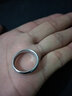 飒雅 素圈戒指男潮简约男士指环单身男生戒子小众时尚饰品520礼物男戒 素圈(单个) 13号（3.5MM宽） 实拍图