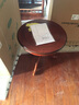 堂和聚（tangheju）沙发椅时尚真皮老虎椅休闲椅美式乡村单人小沙发小户型阳台 仿古红-实木雕花圆形茶几 单人位 实拍图