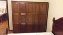 楠枫香樟木大衣柜 三4五6门实木大衣柜组装 经典实木防虫防蛀衣柜  5门（不带顶柜） 实拍图
