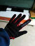 DEROACE骑行手套全指冬季自行车滑雪手套摩托车男女可触屏骑车单车装备 升级版-黑色 M 实拍图
