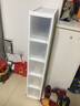宝优妮夹缝收纳柜窄柜抽屉式矮柜带轮移动缝隙柜家用落地柜玩具浴室柜 白色5层 18*102*45 DQ9028-11 实拍图