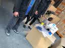 猎阵黑色保安大衣男套装保安服冬套装门岗棉衣男棉袄棉衣冬季酒店物业 中长款大衣 175/XL 实拍图