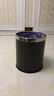 帝梵不锈钢无盖双层垃圾桶加厚创意时尚家用客厅酒店办公室卫生间厨房 9L黑色双层金属烤漆 实拍图
