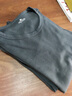 朵彩彩棉秋衣秋裤 男士纯棉秋衣秋裤基础打底套装 男薄款套装彩棉薄款 409烟灰圆领 XL 实拍图
