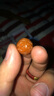 彩荷凉山火焰纹原矿无优化南红玛瑙雕刻回纹圆珠散珠星月菩提配饰 直径15mm 实拍图