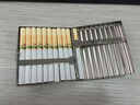 双枪（TEAMPISTOL） 铜质烟盒 镀铬镜面瓦楞 防潮抗压烟夹个性时尚波浪屋檐瓦 二十支 20支 实拍图