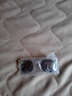 夜行狼（YEXINGLANG）太阳镜女款偏光韩版防紫外线眼镜复古大框潮人墨镜开车驾驶镜 透明框白水银 实拍图