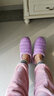 惠夫人 冬季棉拖鞋男士简约半包跟室内家居地板防滑软底情侣大码保暖鞋 兔毛条全包 咖啡 44-45 【适合43-44码穿】 实拍图