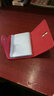 QIGER卡包牛皮男士名片夹银行卡夹大容量卡套女多卡位防盗商务小卡片包 时尚款粉红色【头层牛皮】 实拍图