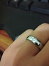 飒雅 素圈戒指男潮简约男士指环单身男生戒子小众时尚饰品520礼物男戒 素圈(单个) 13号（3.5MM宽） 实拍图