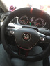 适用于大众朗逸方向盘套真皮速腾宝来高尔夫7迈腾捷达途岳探岳途观L凌渡帕萨特polo新桑塔纳途昂把套 D型-翻毛皮+黑皮侧孔 实拍图