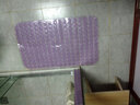 夏浪 浴室防滑垫 家用防滑按摩地垫脚垫 淋浴房卫生间隔水垫防水垫 透明紫色 50x80cm(常规尺寸) 实拍图