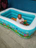当康  PVC婴儿浴盆洗澡盆 宝宝儿童套餐充气婴儿游泳池 三层150cm电泵尊享套餐 实拍图