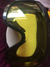 劲越摩托车风镜哈雷头盔眼镜户外运动骑士装备防雾防风面具装饰配半盔 黑框配黄色 实拍图